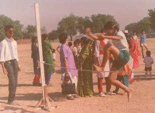 Sulagna at the high jump