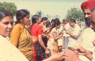 Men try a hand at women's hobbies with the needle and thread