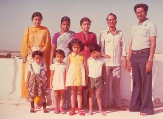 Rumna, Sudarshana, Sulagna, Ajay with parents