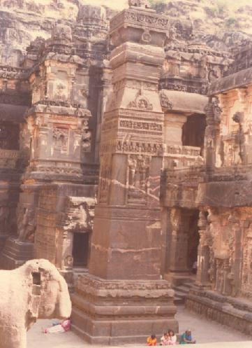 We the size of ants in front of these mighty structures- all made from one single rock