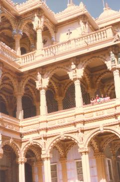 Beautiful carvings on a temple in Valsad 