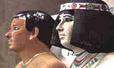 Rahotep and Nofret, 4th Dynasty, c. 2610 B.C., Egyptian Museum, Cairo