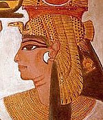 Nefertari (detail), 19th Dynasty, 1290-1224 B.C., Tomb of Nefertari, western Thebes
