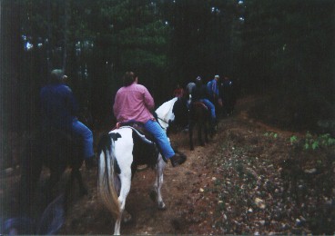 Rideing on the New River Trail near Draper...