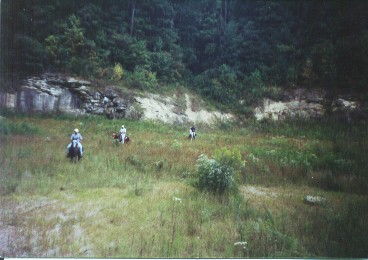 Trail Rideing Near Sandy Ridge....