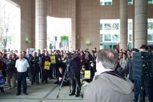 Some of the crowd