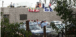 Rooftop protest