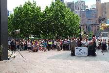 View over the rally