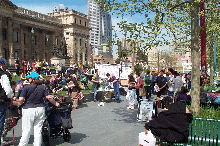 Overview before the rally