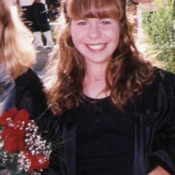 Eighth grade graduation--the first picture I posted as an internet goddess.