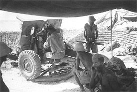 Allied guns aiming