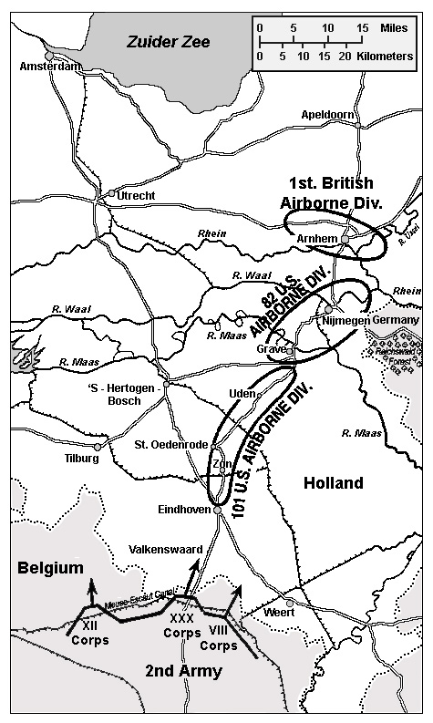 Operation Marketgarden map