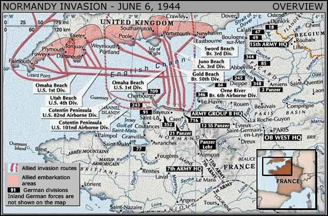 Invasion map