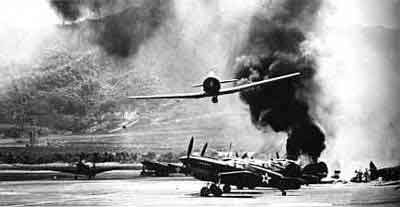 Bombing the planes