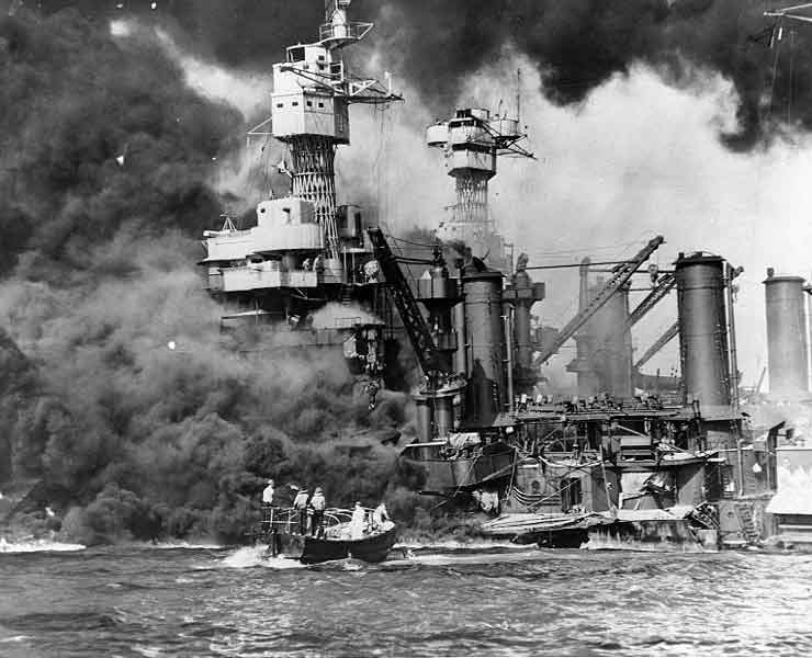 Burning ship