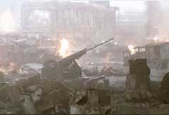 Burning streets