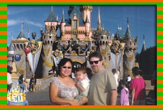 Luke's first visit to Disneyland, 2005