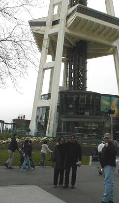 Dale and I at the base of the Space Needle