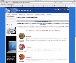 Screenshot of 1001webs.net
