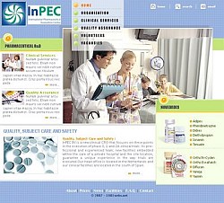 Screenshot of inpec-clinical.com