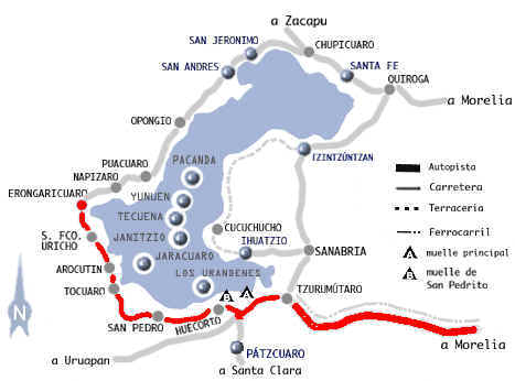 Poblaciones del lago