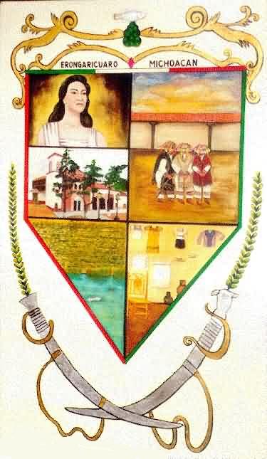 Escudo del Municipio de Erongarcuaro (da click sobre l)