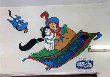 Alladin Jasmine and Genie