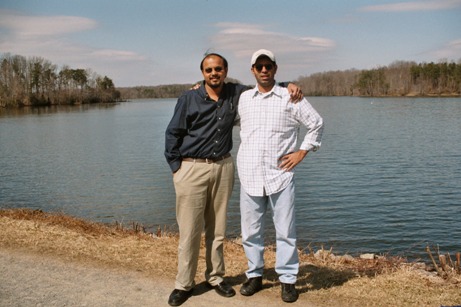 Rama and I at the Burke Lake