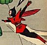 Il primo costume di Wasp, dalla copertina di Avengers #2.