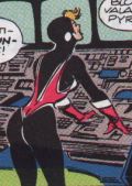 From Avengers #312: the magenta version of the costume.