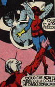 Wasp and Ant-Man talk to Captain Marvel about the Lunatic Legion