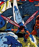 The final confrontation: the heroes vs the villains of the Vault.