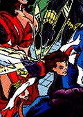 Wasp and a bunch of heroes tries to infiltrate in Nefaria's Castle.