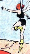Wasp in the battle suit against Yetrigar