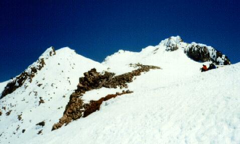 The summit plateau