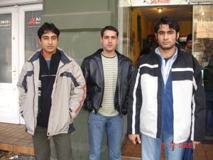 Me and two Kabul University Lecturers