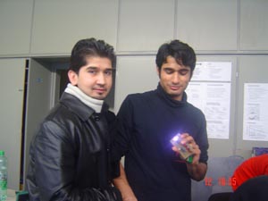 my first self made electric circuit