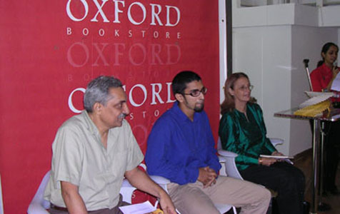 with Bittu Sahgal and Pheroza Godrej at the lauch of the ‘Call of the Snake’ Oxord Bombay