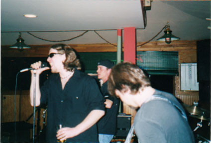 Mark... singing his balls off