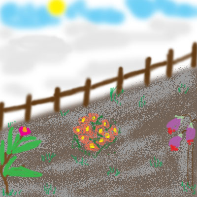 My flowergarden drawing
