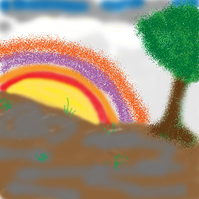 My sunset drawing