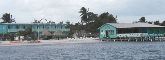 Rainbow Restaurant on the sea