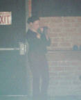 Me taping the show (taken by JamieJo), 14Below~2/26/02