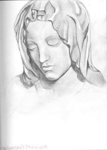 click to see enlarged version....Pieta //Michaelangelo copy