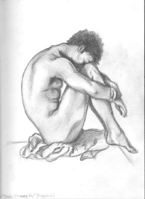 click to enlarge E'tude de Homme...Flandrin