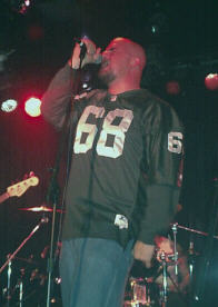 Scott belting it out at The Gig, 12/17/01
