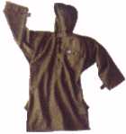 A genuine lace front hooded bushshirt