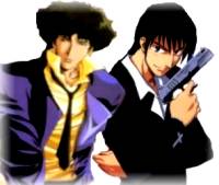 Spike Spiegel and Nicholas Wolfwood