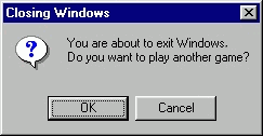 "Exit your Windows"