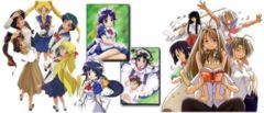 Sailor Moon, Mahoromatic, Love Hina